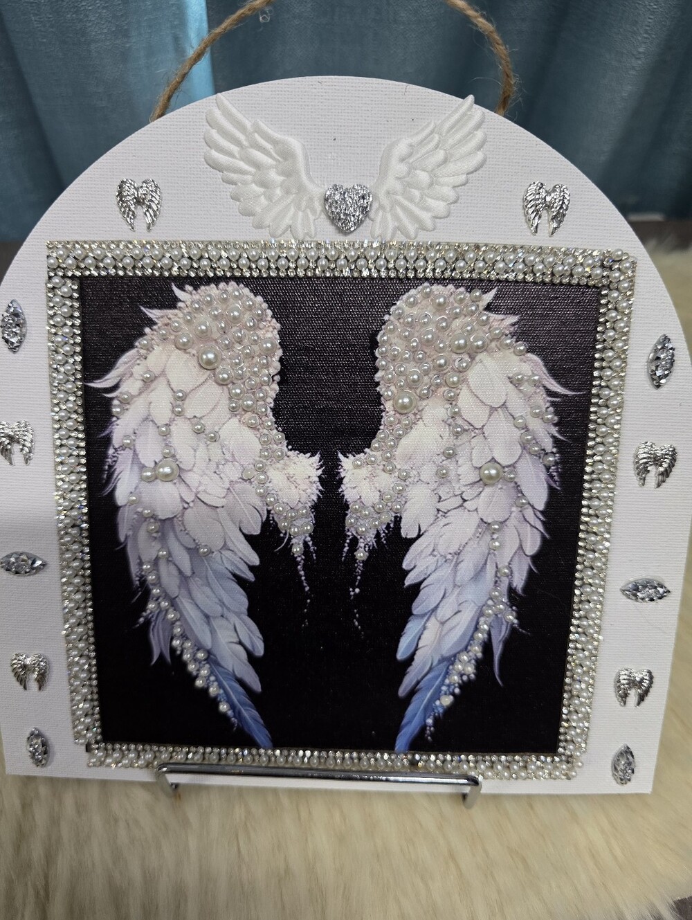 Pearl Angel Wing Art